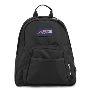 JanSport Black Backpack Mini Half Pint adjustable straps travel unisex